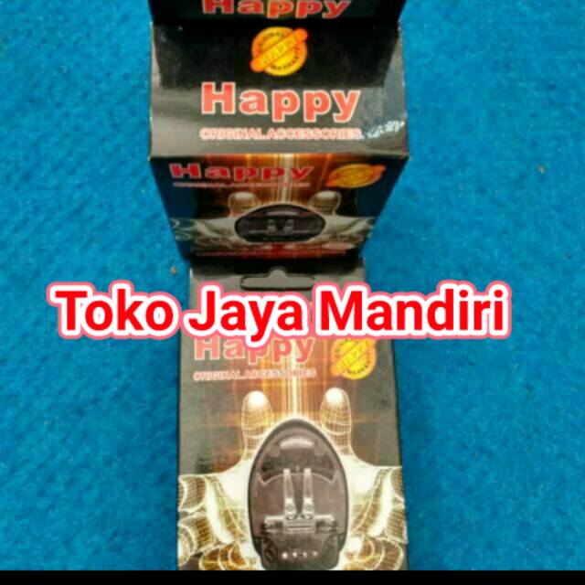 Charger kodok desktop charger jepit merk Happy