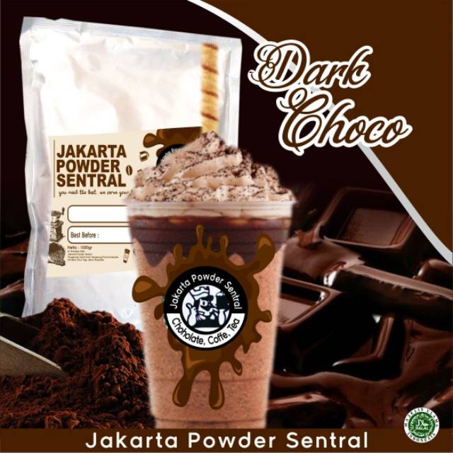 

Dark choco powder drink bubuk minuman 1kg