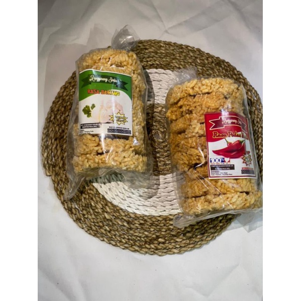 

Rengginang serlin Rasa pedas dan rasa bawang/180gr