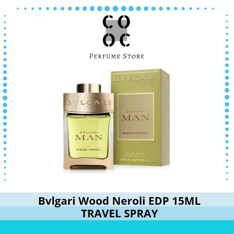 Travel Spray bVlgari Wood Neroli for Man EDP 15ml