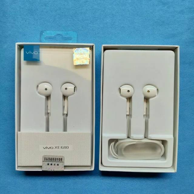 HEADSET HANDSFRE EARPHONE VIVO V5 V5+ V7 V7+ Y31 XE680 ORIGINAL 100%