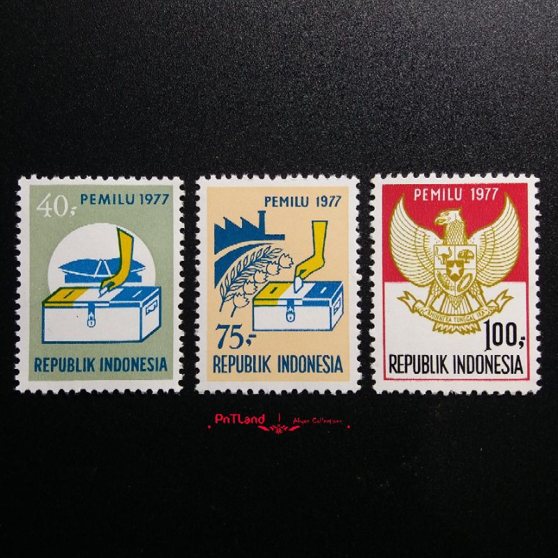 

Prangko PEMILU tahun 1977 set lengkap mint - I 197