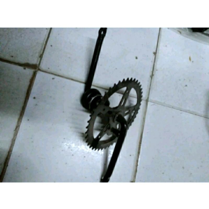 CRANK GEAR Gir Langsung 20 Bmx 44T