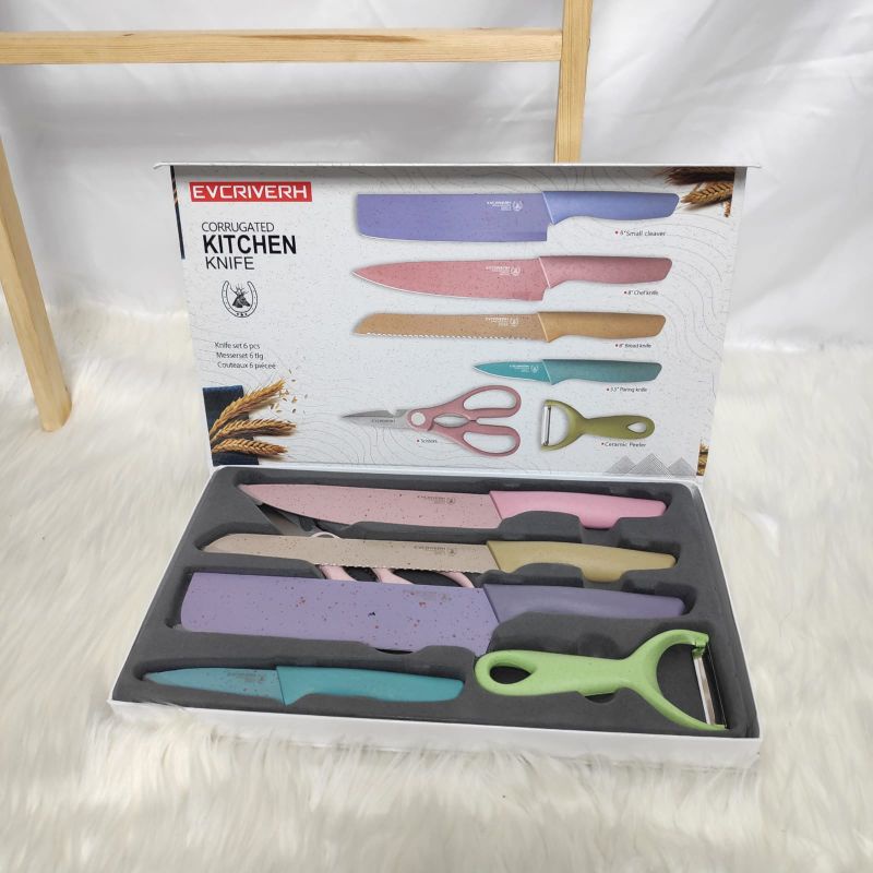 set pisau evcriverh 6 in 1