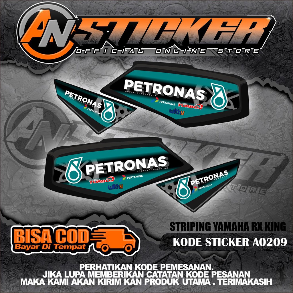 STRIPING RX KING PETRONAS VARIASI SUDAH LAMINASI