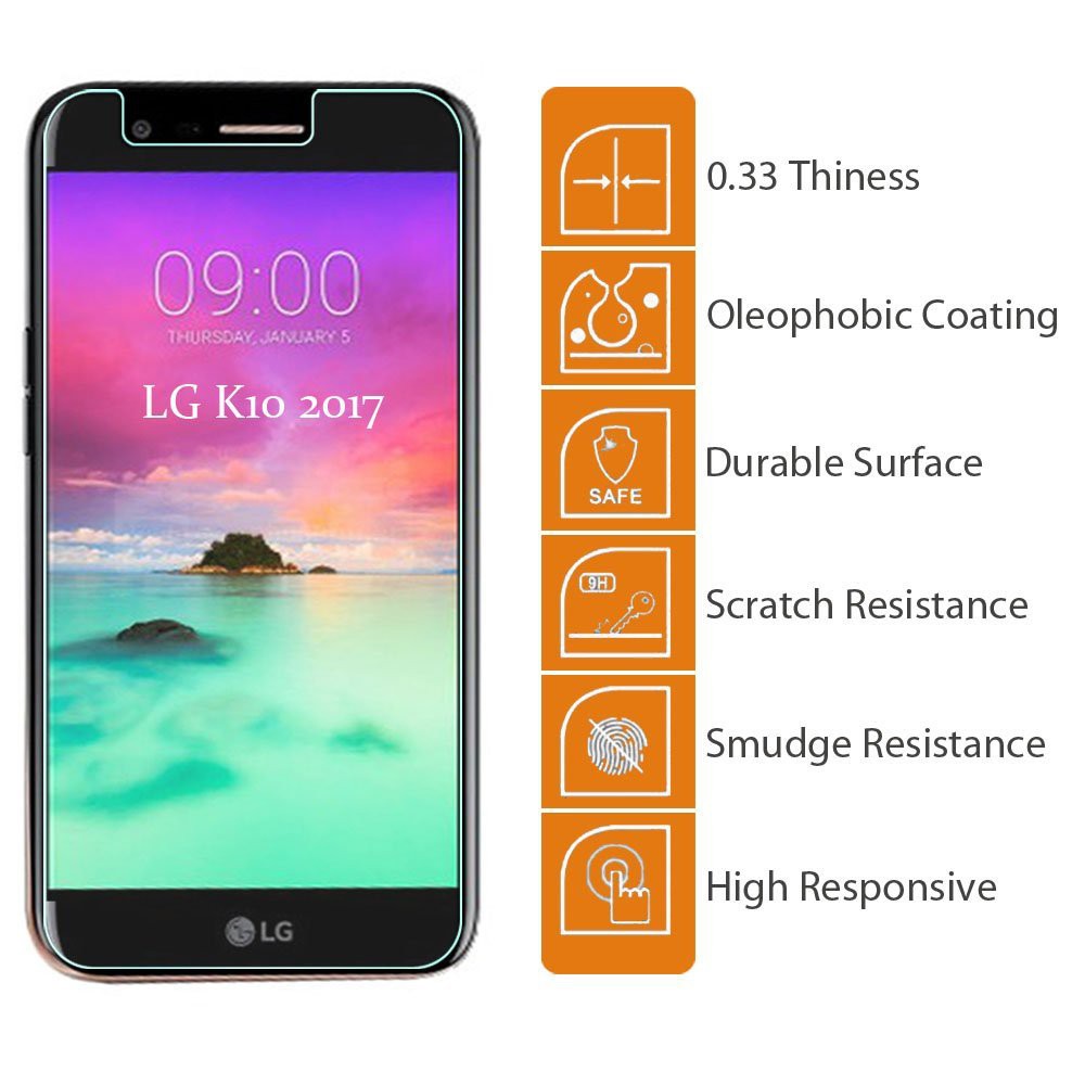 Temperred Glass LG K10 2017 / Anti Gores Kaca