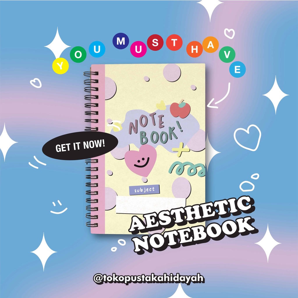 

NOTEBOOK AESTETHIC A5 Edisi Terbaru By. Pustaka Hidayah For Influencer