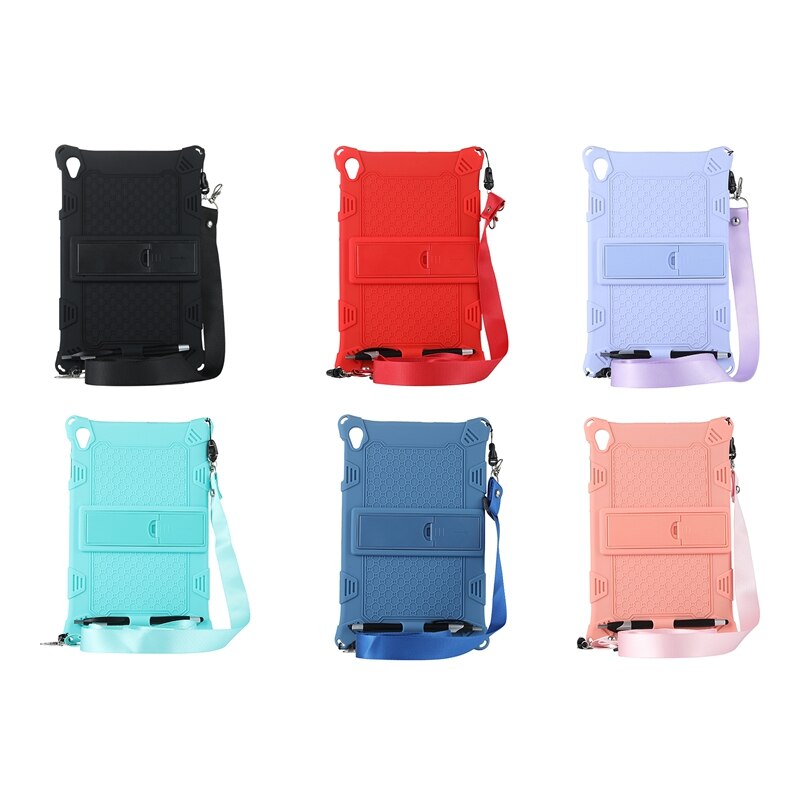 Case Bahan Silikon Dengan Tali Pegangan Dan Pena Untuk Tablet Alldocube Iplay40 10.4 Inch