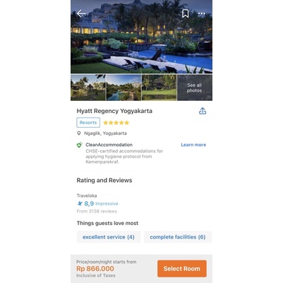 Staycation Hyatt Regency Yogyakarta 2 nights valid until 9 sep 2021 breakfast included