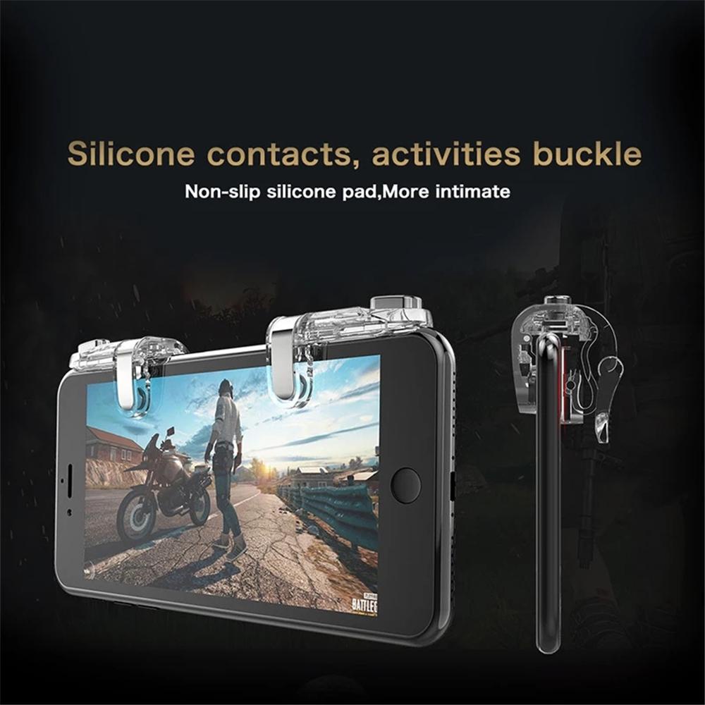 Agustinina Gaming Gamepads PUBG Mobile Portable phone Joystick Handle Joystick Untuk Ponsel Android Joystick Controller L1R1 Trigger