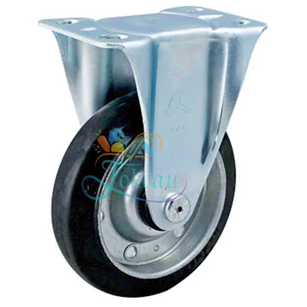 Roda Trolly / Troli / Troly Karet 5&quot; Inch Mati ( Fixed ) Hammer