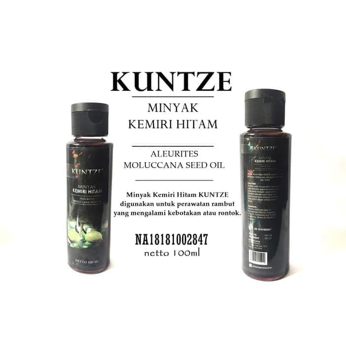 ✿ELYSABETHME✿ kuntze minyak kemiri bakar hitam penumbuh rambut anti rontok untuk anak dan dewasa