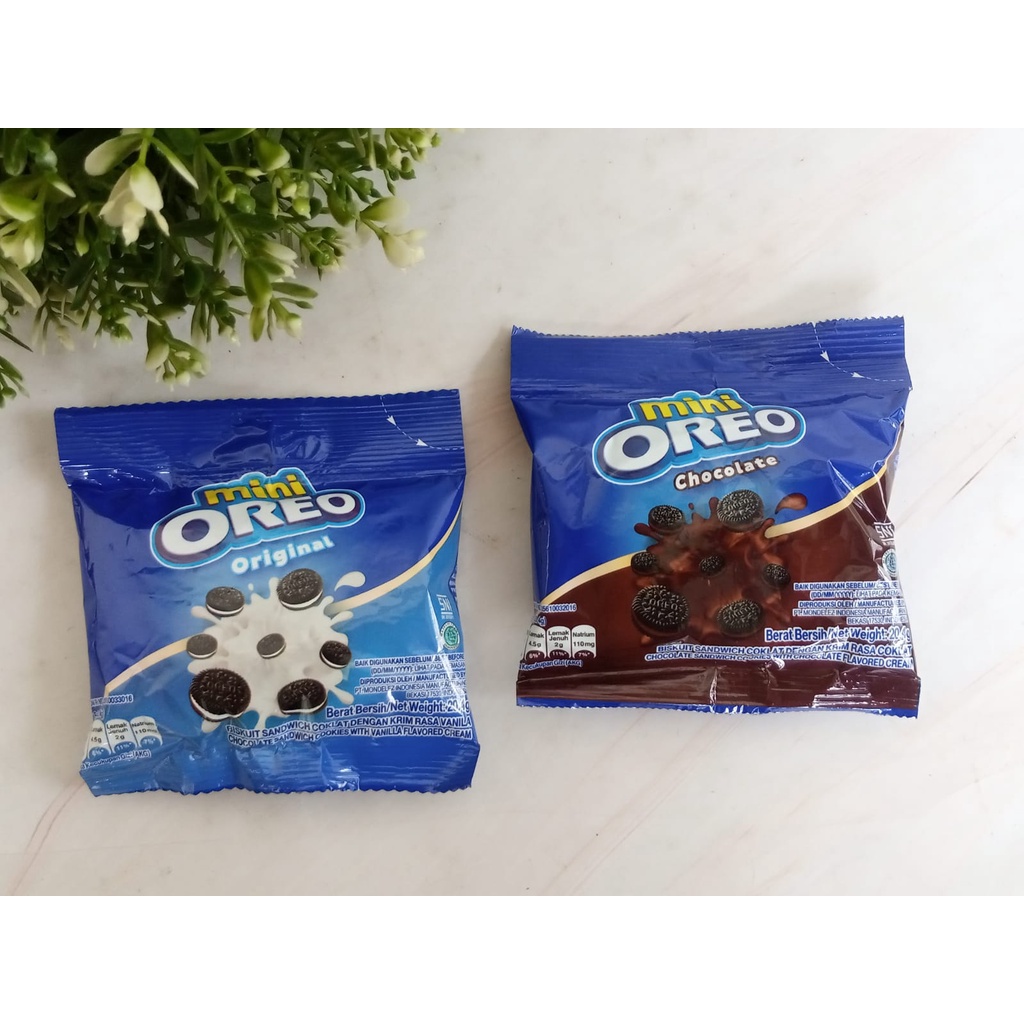 Mini Oreo Original&amp;Coklat 20,4g