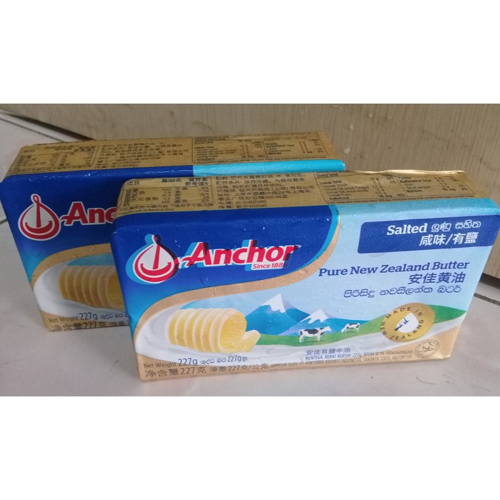 

anchor butter salted 227 gr