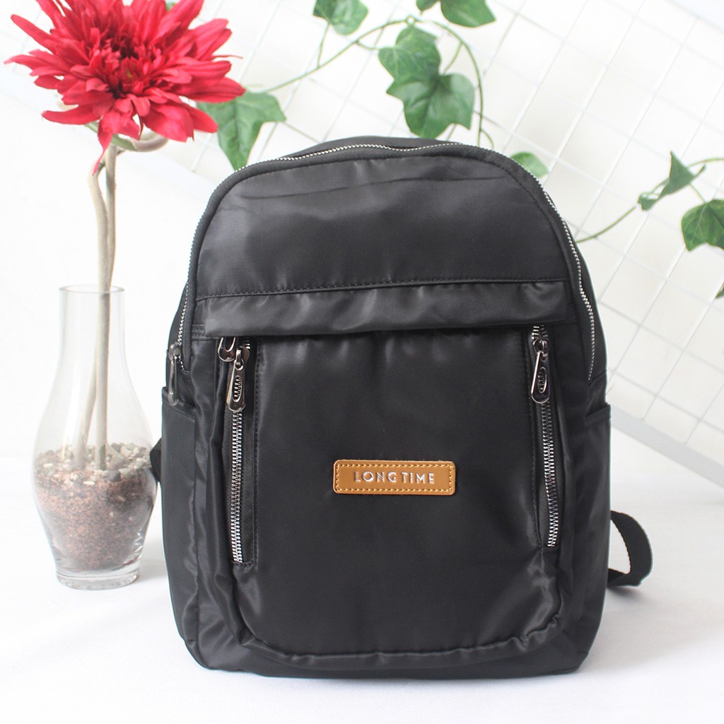 Tas Ransel Fashion Wanita Parasut Backpack Cewek Stylish Murah Waterproof Tas Gendong Kekinian