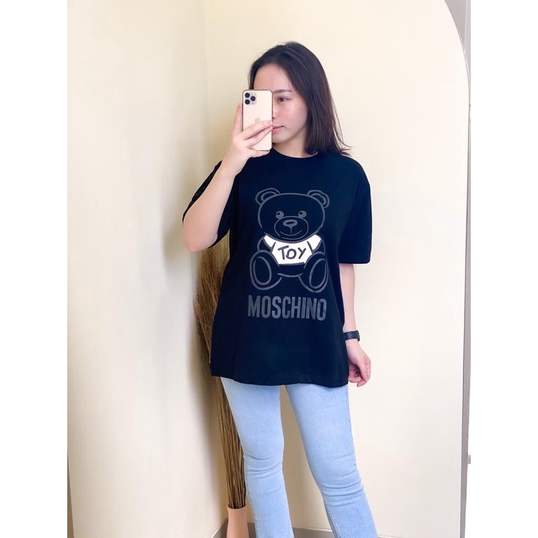 Kaos Oversize Wanita Bahan Cotton Combed 30s Kaos Wanita Lengan Pendek