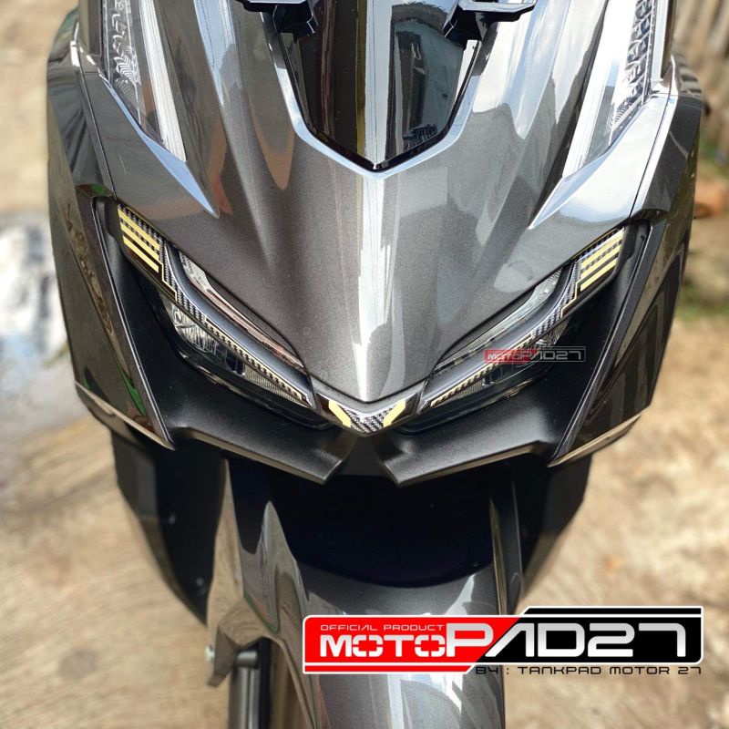 Motopad27 Stiker Vario 160 Resin timbul Alis Lampu Depan Aksesories Honda New VARIO 160 2022