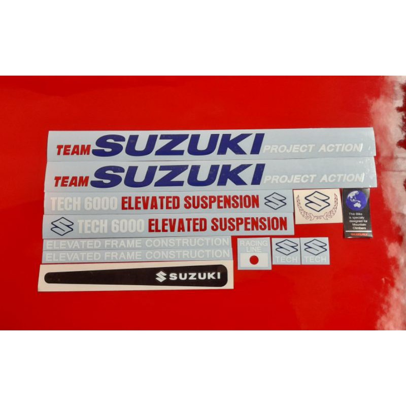 Stiker Sepeda Suzuki Tech 6000