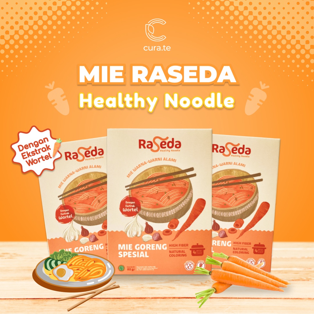 RASEDA MIE INSTAN GORENG SEHAT | MI ALAMI DIET NOODLE