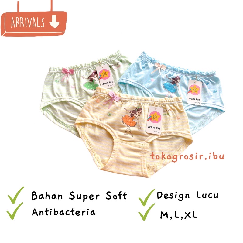 CD Celana Dalam Anak Perempuan Cewek Balita Kids Celana Dalam Boxer Anak Cewek CD Kancut Anak Katun