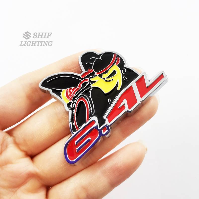 1 x Metal 6.4L SCATPACK BEE Logo Car Auto Decorative Emblem Badge Sticker Decal for Chevrolet Cruze