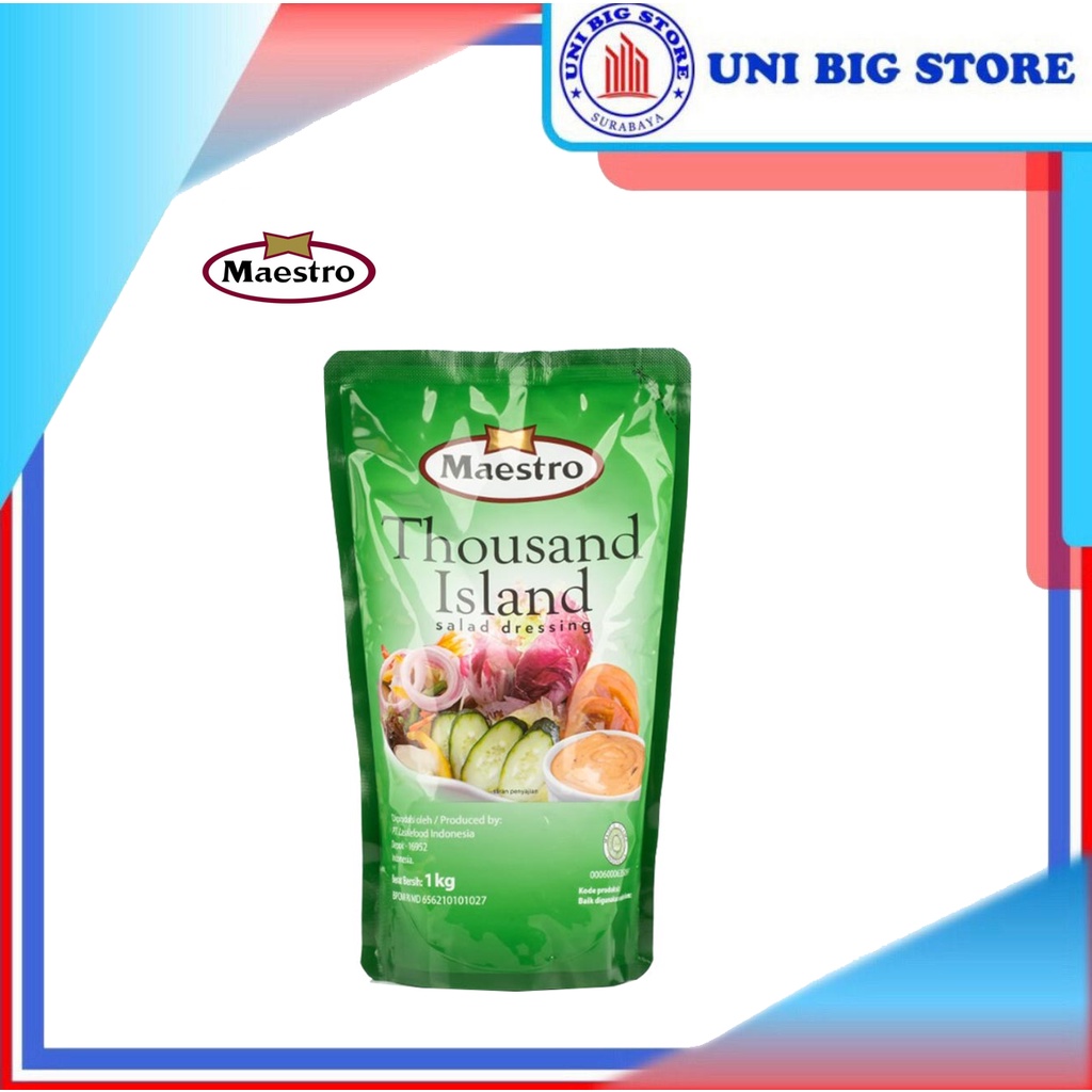 

MAESTRO Saus Thousand Island 1 Kg Pouch Saos Salad