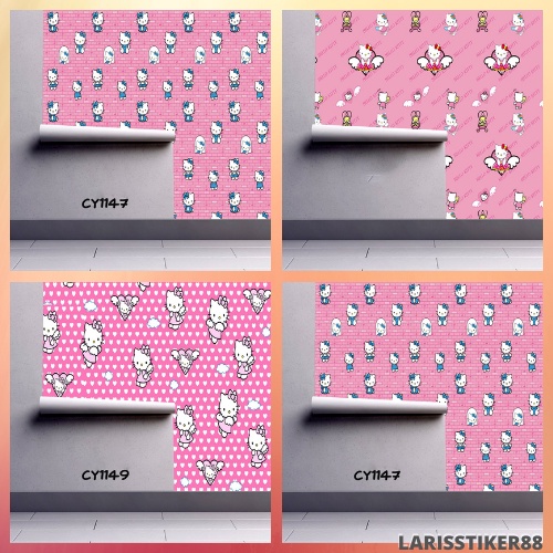 Orange Official Shop Wallpaper dinding Wallstiker kamar tidur Wallpaper hiasan dinding cantik Wallpa