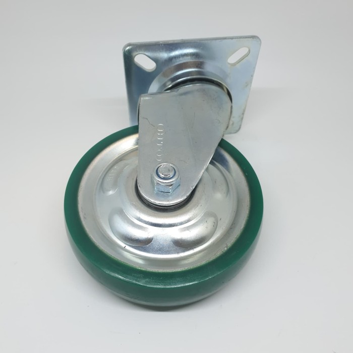 Jual PERTUKANGAN ALAT ANGKUT BARANG RODA PU HIJAU HITO 6 INCH HIDUP ...