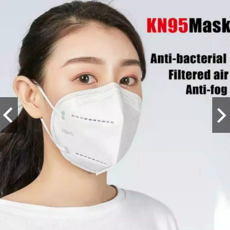 Rinmarket Masker KN95 Mouson 5 Ply Earloop Disposable Mask Masker Premium Putih dan Warna Kemasan Du