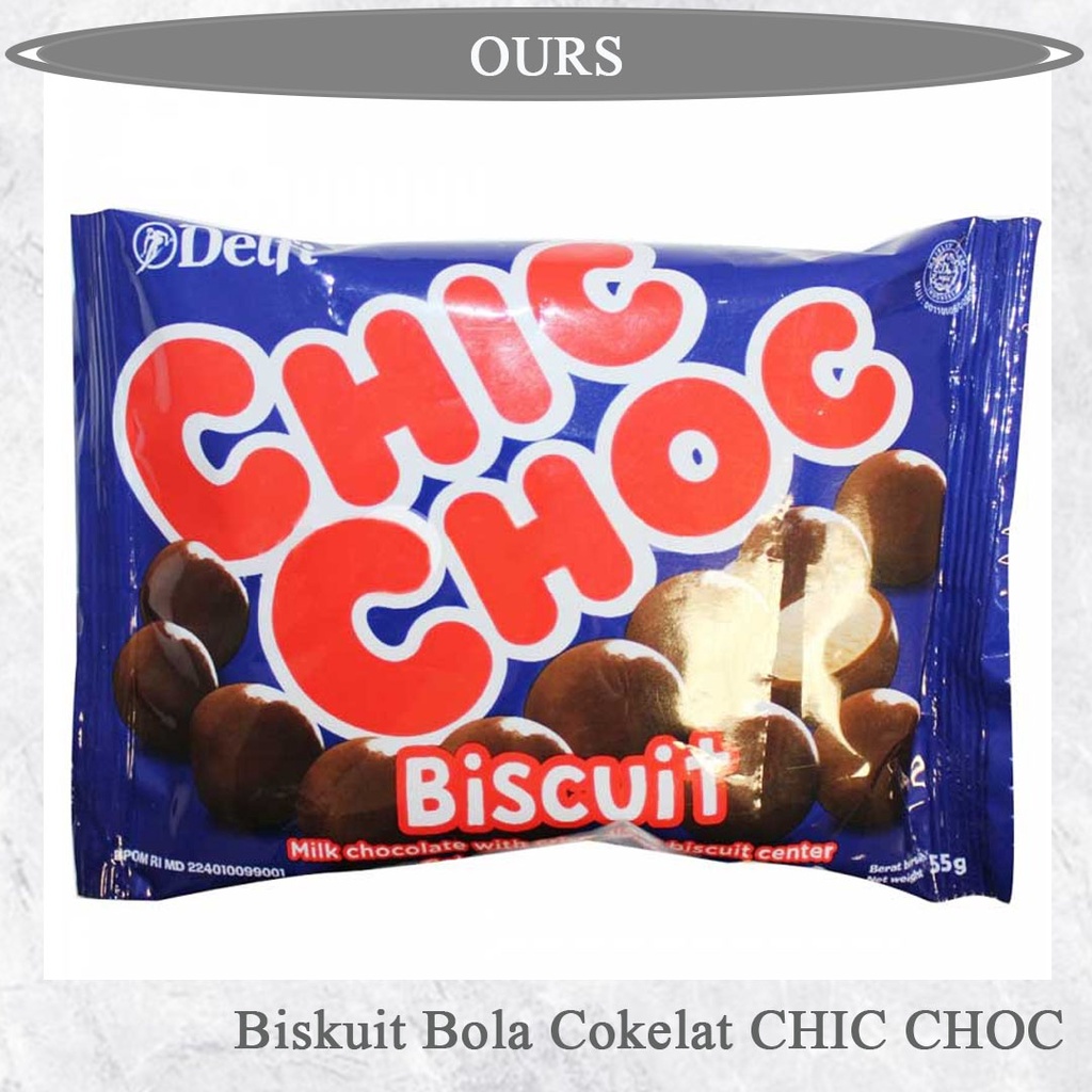 

Delfi Chic Choc Biskuit Bola Cokelat