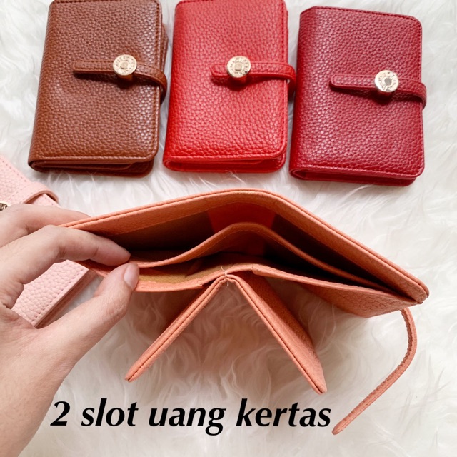 Dompet LIPAT 3 MINI 14cm import batam free box