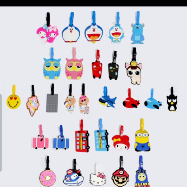 Luggage tag/ luggage tag murah/ luggage tag lucu/ luggage tag unik/ luggage tag karakter/luggage tag