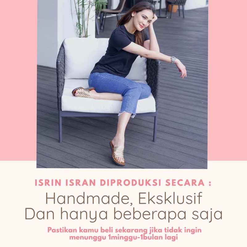( GLADY ) Sandal Tali Wanita Teplek Nyaman ISRIN ISRAN-6