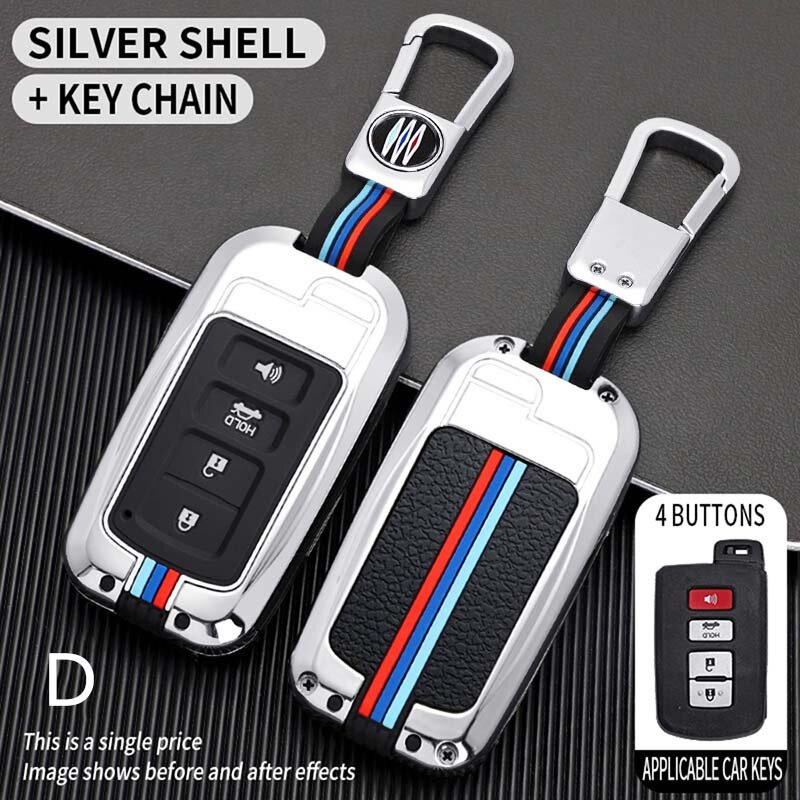 Case Kunci Remote Mobil Bahan Zinc Alloy Untuk Toyota Altis / Camry / Harrier / Sienta / Wish / Prius 2008-2021 - 2018