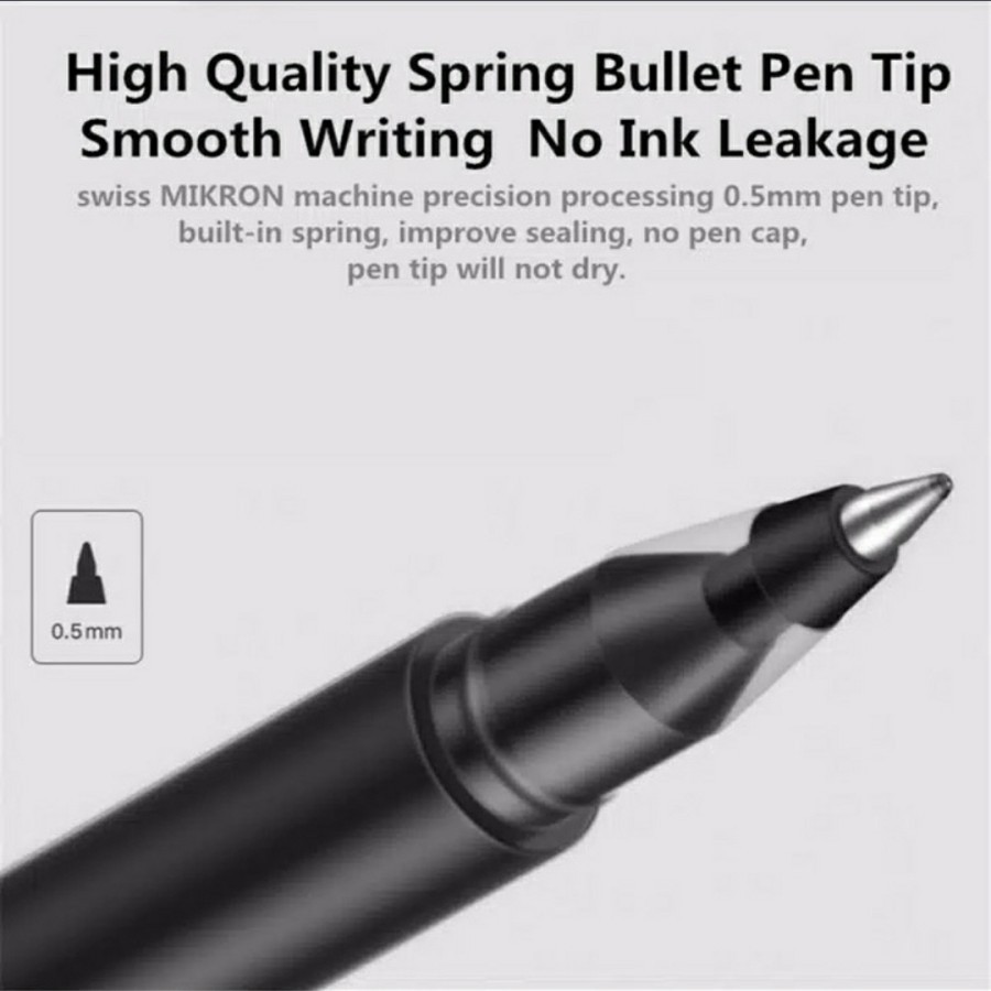 

MI PEN GEL 0.5MM 10pcs/pack - Pulpen Pena