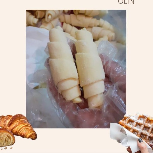 

Frozen Croissant Dough / Adonan Beku Croffle Bonchef 10pcs @30gr (Danish Pastry Croissant)