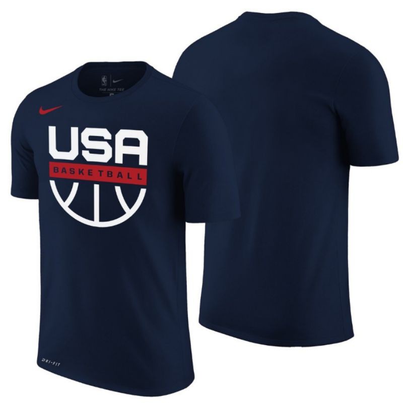 T shirt Kaos Baju Basket NBA Nike USA Basketball Practice 2021