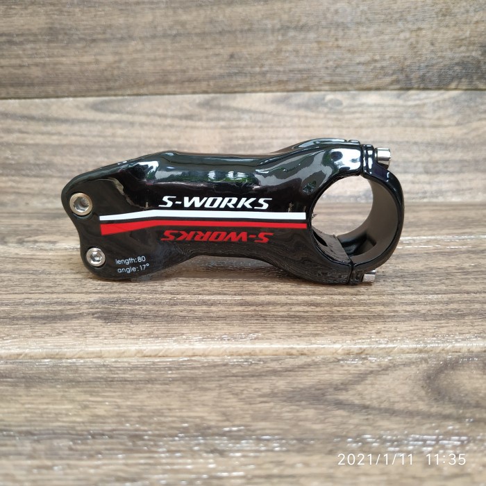 Stem S-Works Specialized Carbon 80mm 17 Degrees - Stem Road Bike MTB