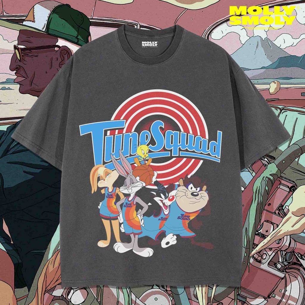 KAOS TUNE SQUAD OVERSIZE VINTAGE T-SHIRT | BAJU TUNE SQUAD LOONEY TUNES