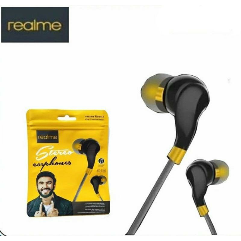 Headset REALME BUDS 2 / BUDS 2 PLUS  RMA103 / RM 103 / RM-103 Stereo Earphone