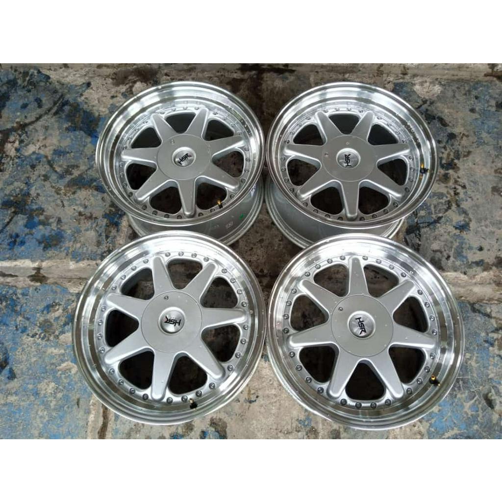 velg mobil bekas hsr piede ring 17 baut 5x100 5x114 velg only mulus like new