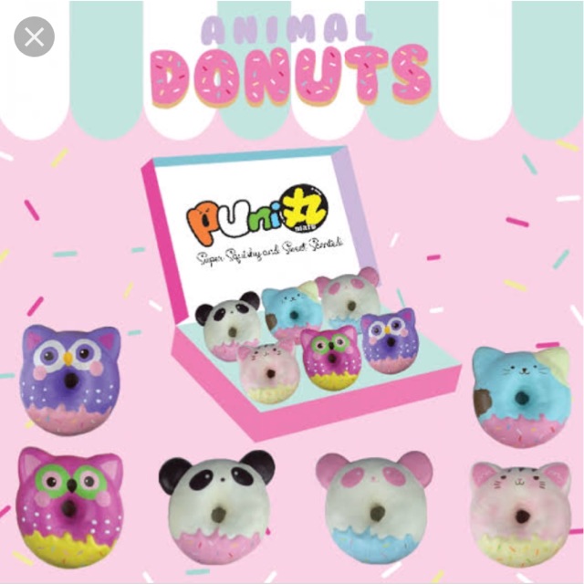 puni maru animal donut