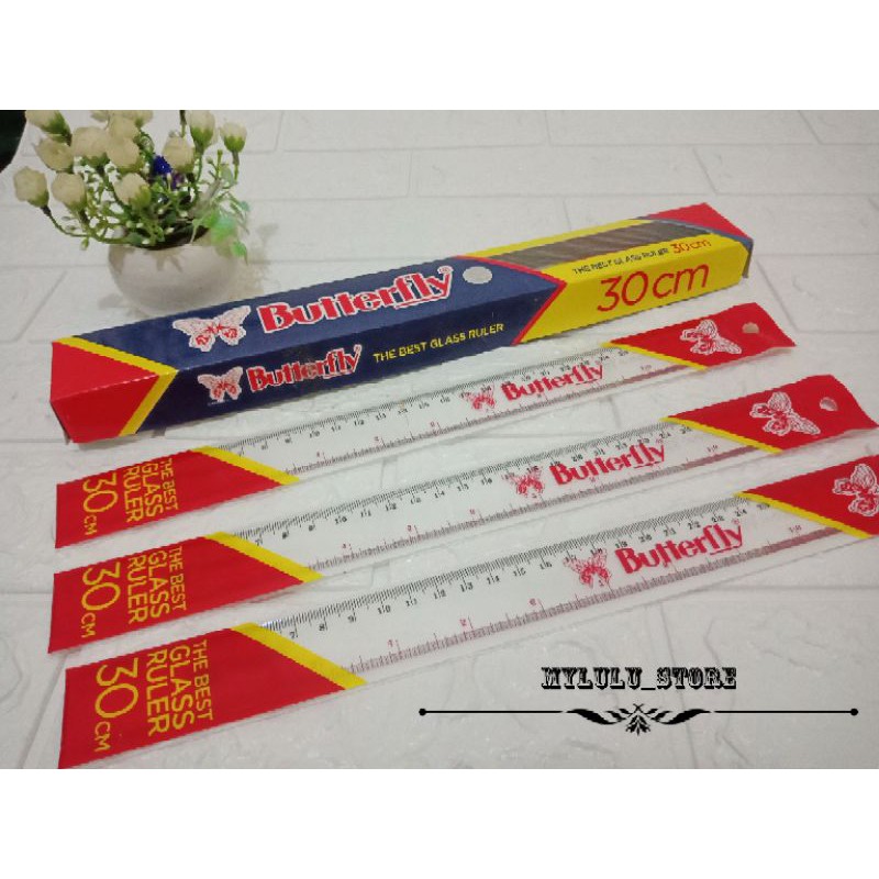 

Mylulu_store penggaris butterfly 30cm