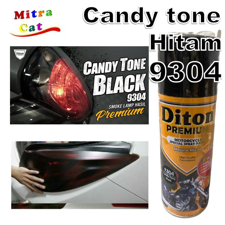 Jual Cat Pilox Diton Premium Candy Tone Black Cc Smoke Hitam