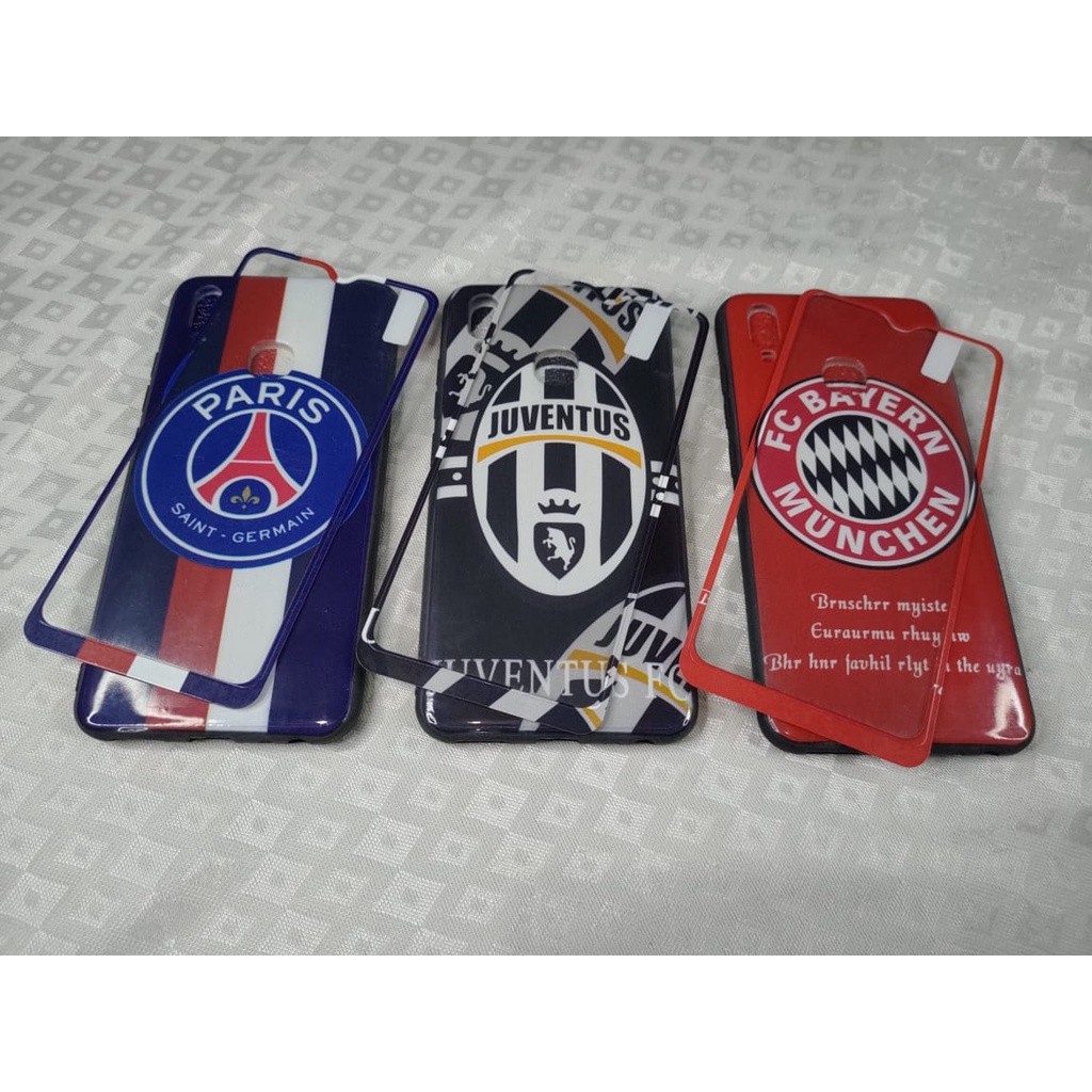 HARD CASE KARAKTER COWOK / KARAKTER BOLA + TEMPERED GLASS REALME 5 PRO