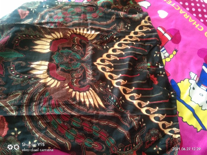 Termurah!!batik Couple Keluarga Sania Ruffle Ori Doro Jawi Dnt Sekarwangi 017