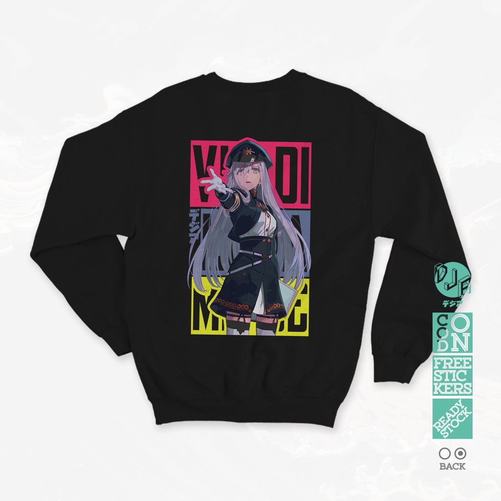SWEATER LENA VLADILENA MILIZE EIGHTYSIX 86 CREWNECK ANIME MANGA DJA CLOTH
