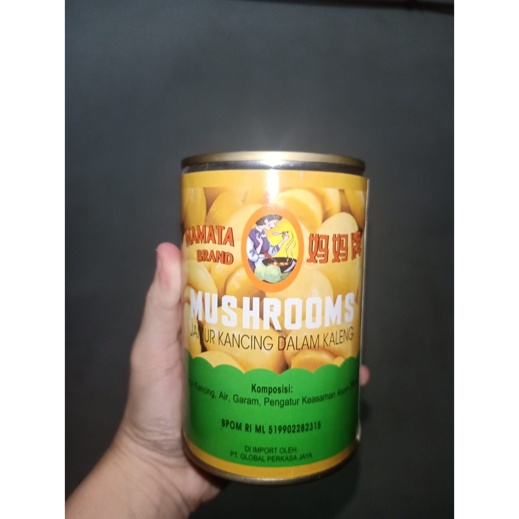 

JAMUR KANCING MAMATA BRAND MUSHROOMS 425gr