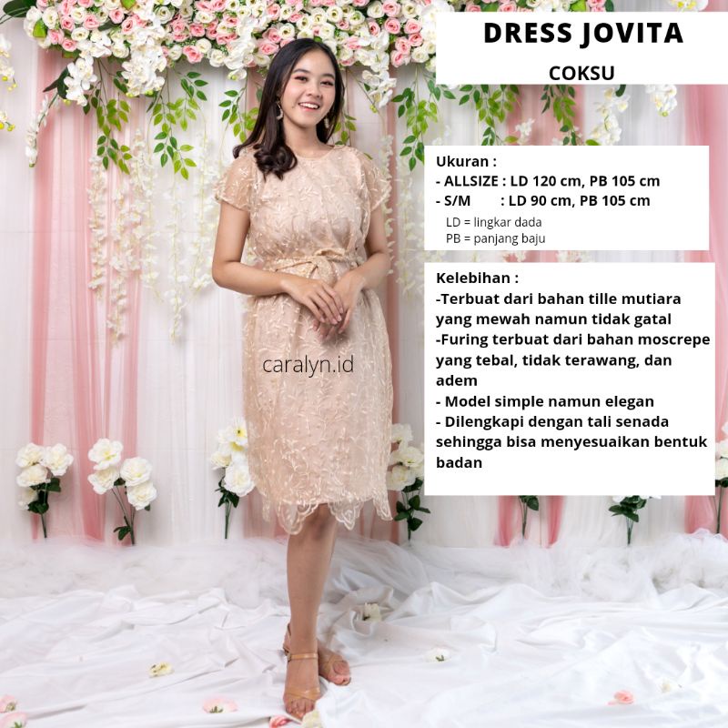 DRESS BRUKAT KOREA JOVITA