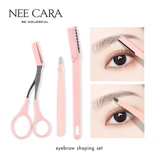 TERMURAH BISA COD Nee Cara Eyebrow Shaping Set 3 pcs N209 BEST SELLER PRODUCT ORIGINAL